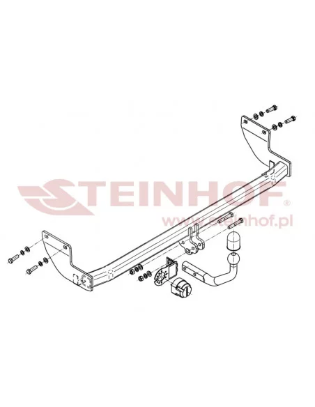 Hak holowniczy Steinhof K-047 do Kia Venga
