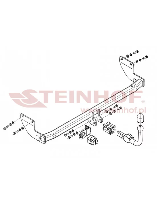 Hak holowniczy Steinhof K-048 do Kia Venga