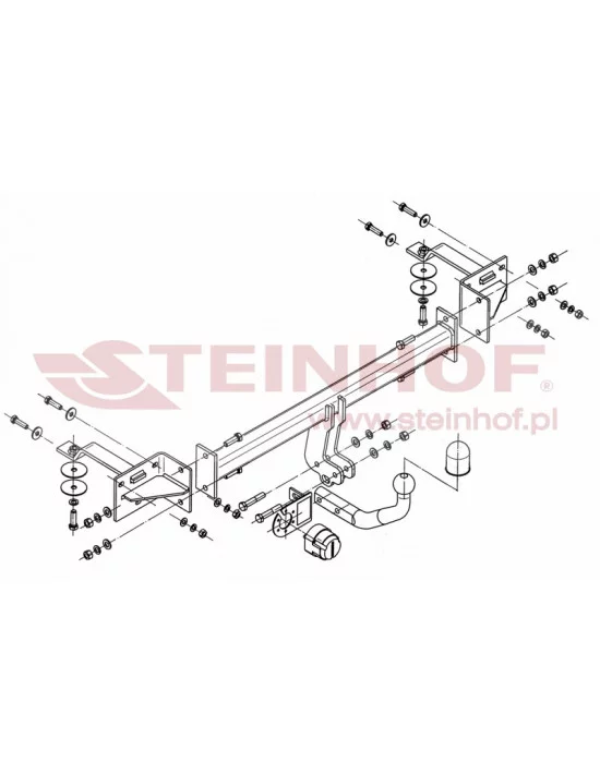 Hak holowniczy Steinhof F-048 do Lancia Delta