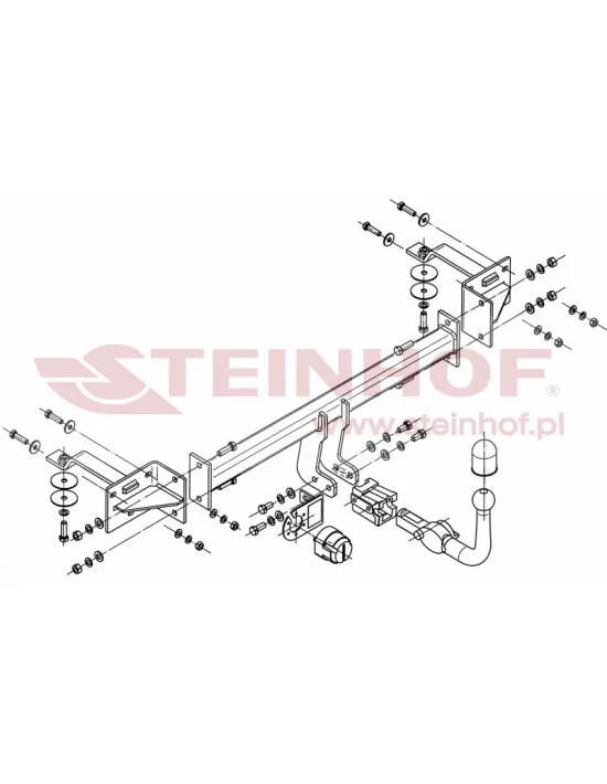 Hak holowniczy Steinhof F-049 do Lancia Delta