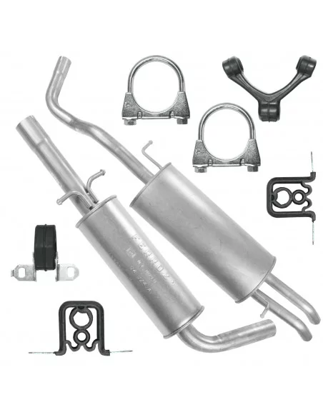 Zestaw tłumików Seat Toledo 2 II 1M 11.1998-10.2005 1.8i Sedan