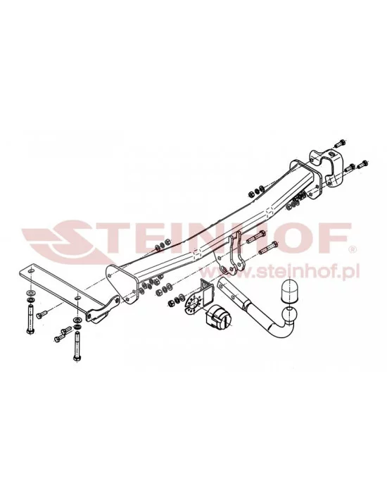 Hak holowniczy Steinhof L-102 do Land Rover Freelander