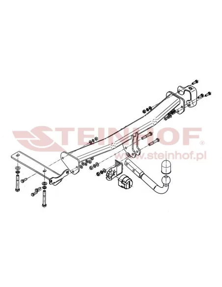 Hak holowniczy Steinhof L-102 do Land Rover Freelander