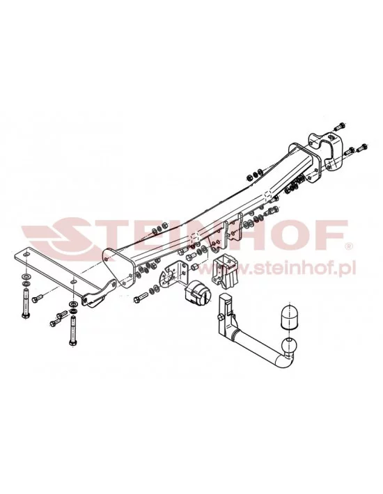 Hak holowniczy Steinhof L-103 do Land Rover Freelander