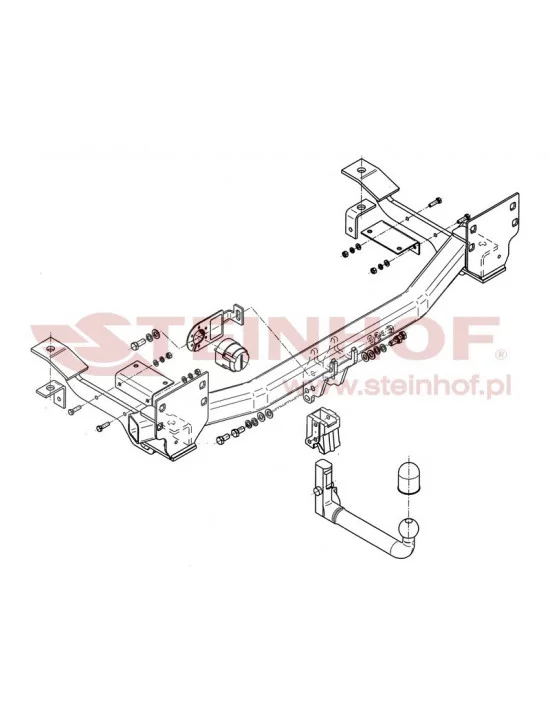 Hak holowniczy Steinhof L-111 do Land Rover Range Rover