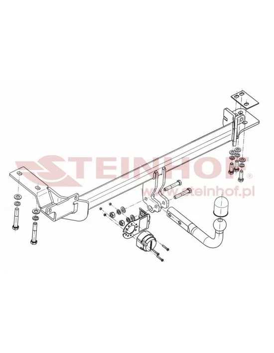 Hak holowniczy Steinhof L-112 do Land Rover Range Rover