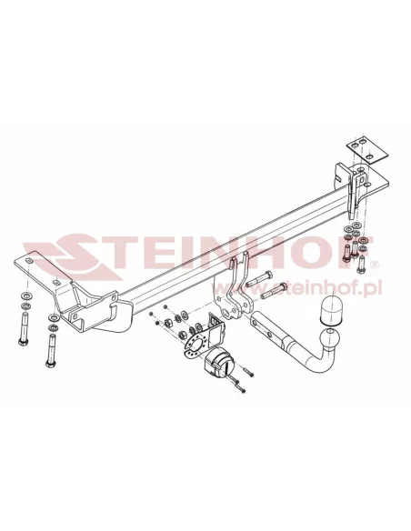 Hak holowniczy Steinhof L-112 do Land Rover Range Rover