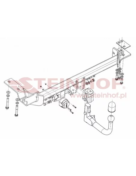Hak holowniczy Steinhof L-113 do Land Rover Range Rover