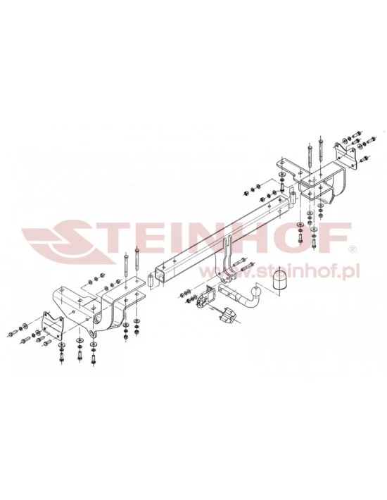 Hak holowniczy Steinhof L-163 do Lexus RX Hak holowniczy Steinhof L-163 do Lexus RX