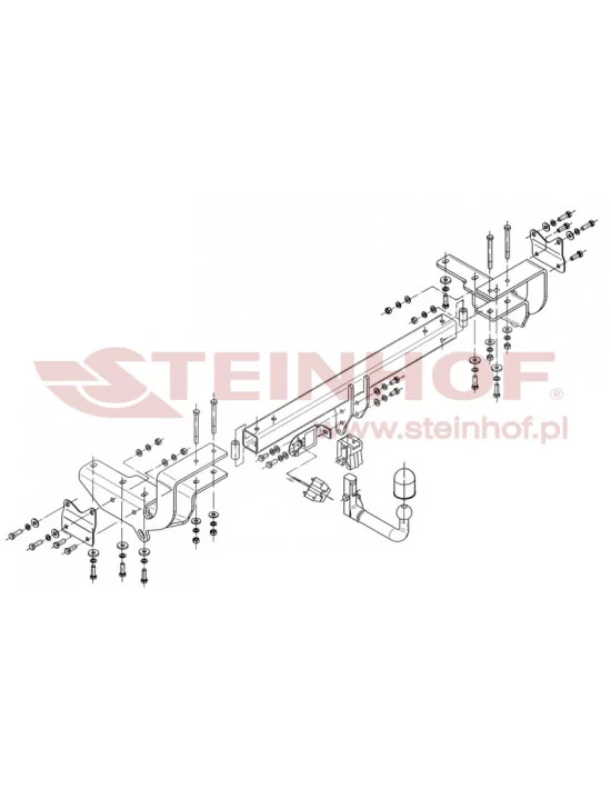 Hak holowniczy Steinhof L-164 do Lexus RX Hak holowniczy Steinhof L-164 do Lexus RX
