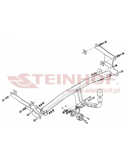 Hak holowniczy Steinhof M-038 do Mazda 3