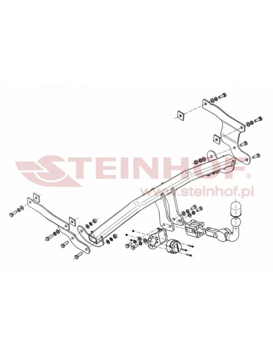 Hak holowniczy Steinhof M-039 do Mazda 3