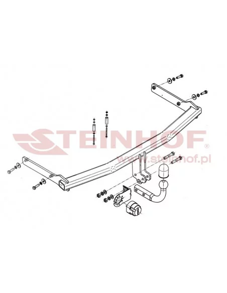Hak holowniczy Steinhof M-028 do Mazda 5