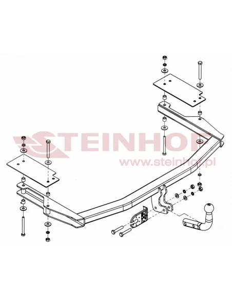 Hak holowniczy Steinhof M-022 do Mazda 6