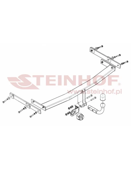 Hak holowniczy Steinhof M-040 do Mazda 6