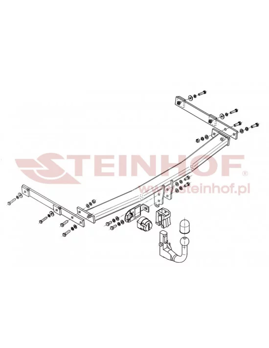 Hak holowniczy Steinhof M-027 do Mazda 6