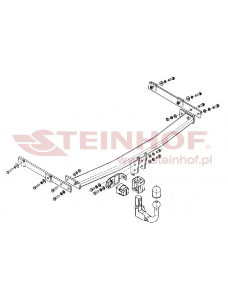 Hak holowniczy Steinhof M-027 do Mazda 6
