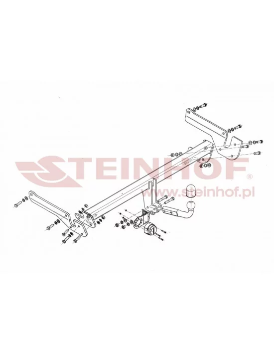 Hak holowniczy Steinhof M-042 do Mazda 6