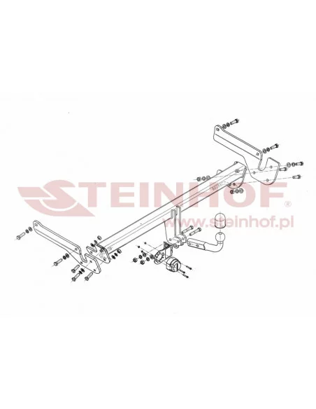 Hak holowniczy Steinhof M-042 do Mazda 6