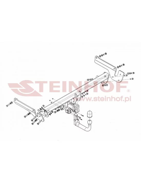 Hak holowniczy Steinhof M-043 do Mazda 6 Hak holowniczy Steinhof M-043 do Mazda 6