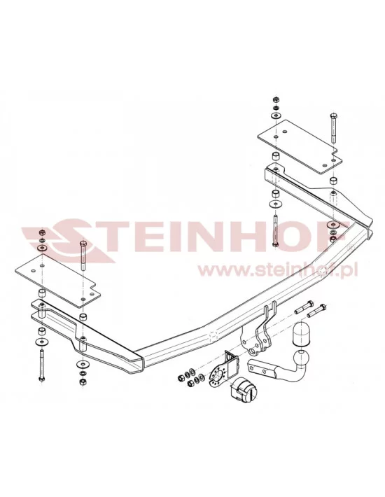 Hak holowniczy Steinhof M-024 do Mazda 6