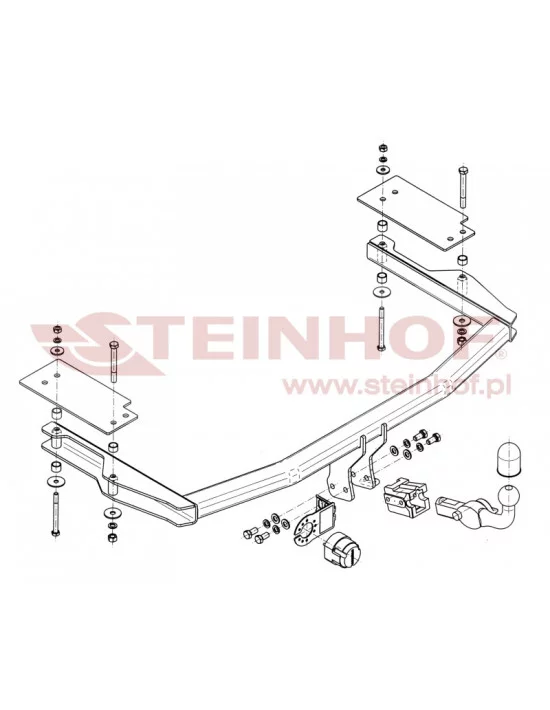 Hak holowniczy Steinhof M-025 do Mazda 6