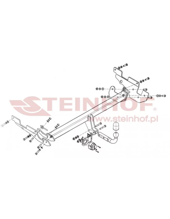 Hak holowniczy Steinhof M-032 do Mazda CX-5