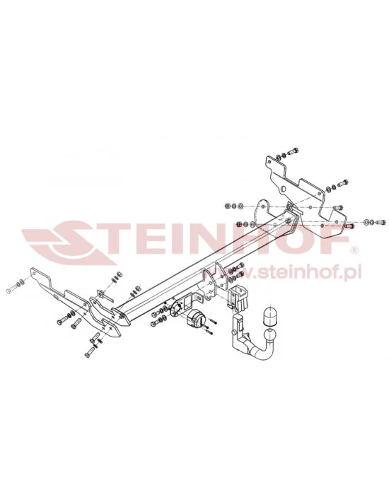 Hak holowniczy Steinhof M-033 do Mazda CX-5