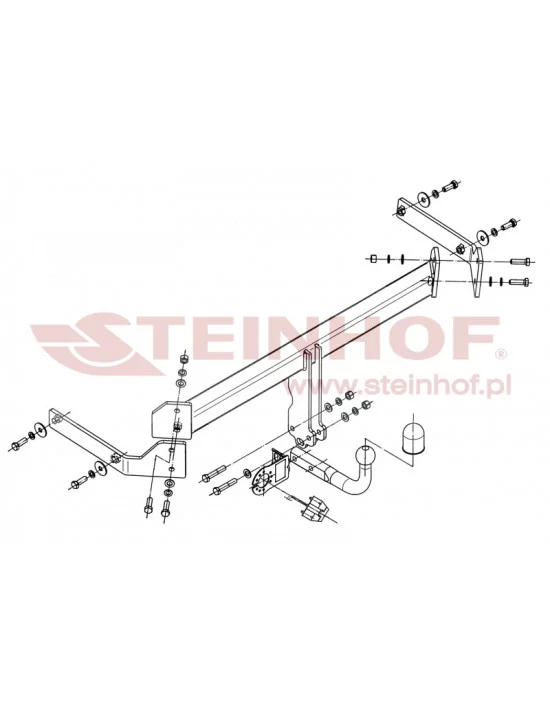 Hak holowniczy Steinhof M-030 do Mazda CX-7