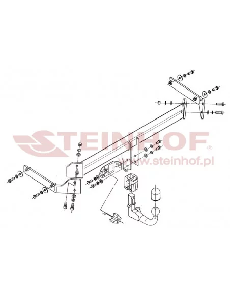 Hak holowniczy Steinhof M-031 do Mazda CX-7