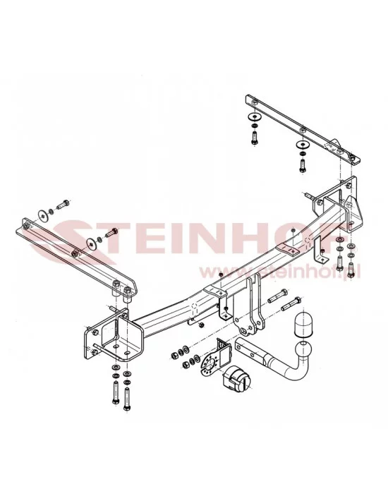 Hak holowniczy Steinhof M-113 do Mercedes-Benz C Klasa