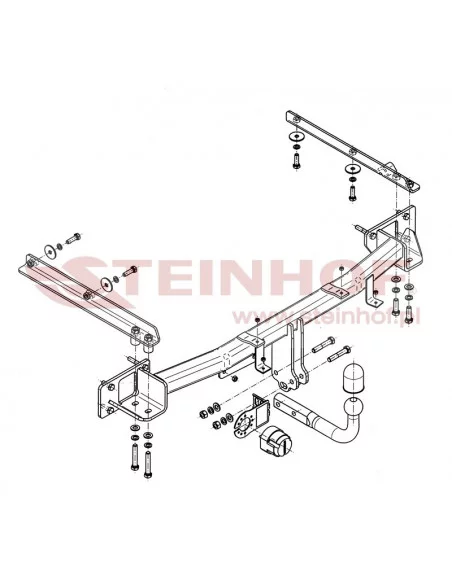 Hak holowniczy Steinhof M-113 do Mercedes-Benz C Klasa