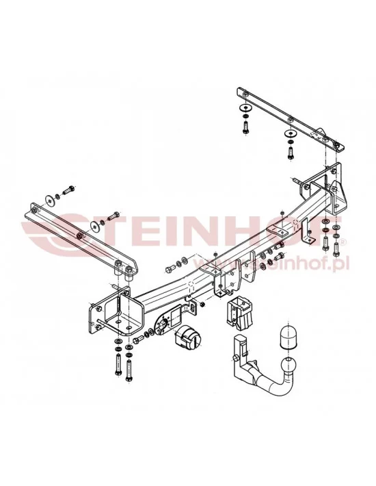 Hak holowniczy Steinhof M-114 do Mercedes-Benz C Klasa