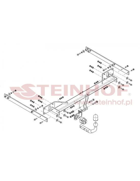 Hak holowniczy Steinhof M-115 do Mercedes-Benz E Klasa