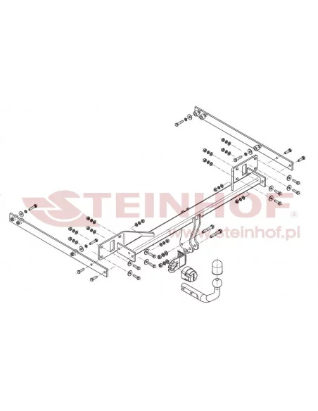 Hak holowniczy Steinhof M-115 do Mercedes-Benz E Klasa