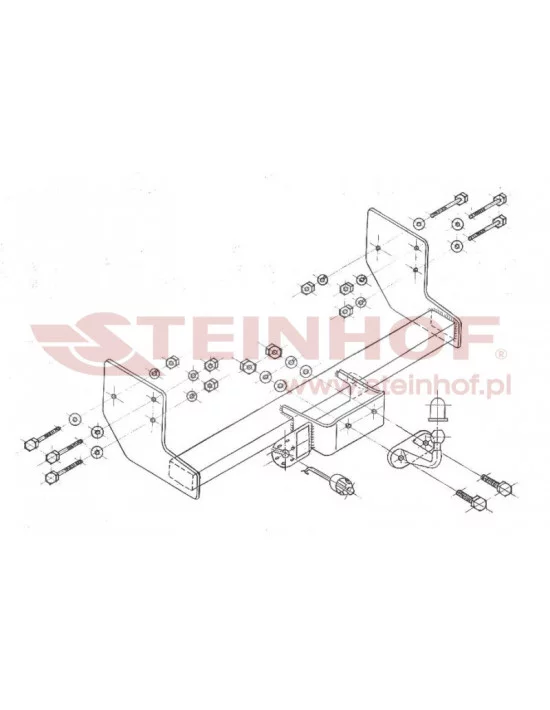Hak holowniczy Steinhof M-237 do Mercedes-Benz Viano