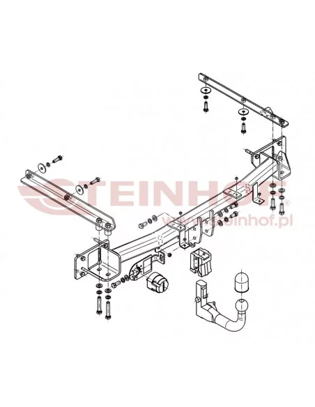 Hak holowniczy Steinhof M-114 do Mercedes-Benz C Klasa Hak holowniczy Steinhof M-114 do Mercedes-Benz C Klasa