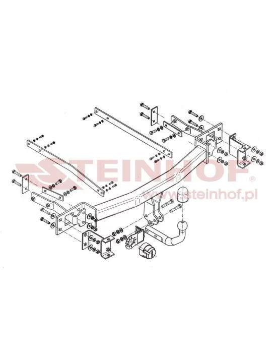 Hak holowniczy Steinhof M-126 do Mercedes-Benz E Klasa