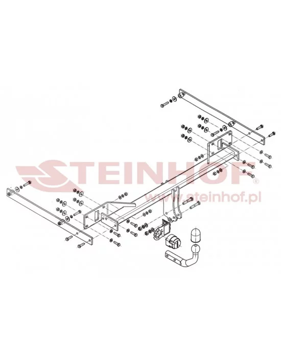 Hak holowniczy Steinhof M-117 do Mercedes-Benz E Klasa
