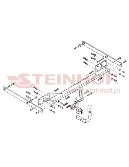 Hak holowniczy Steinhof M-117 do Mercedes-Benz E Klasa