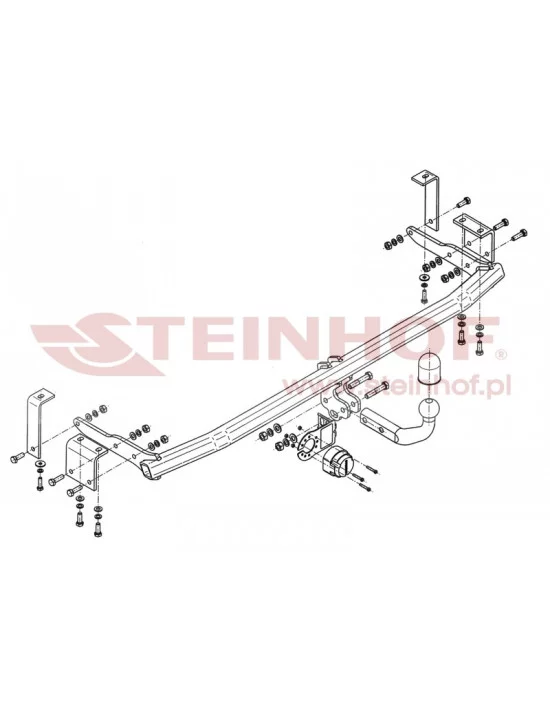 Hak holowniczy Steinhof M-103 do Mercedes-Benz Citan