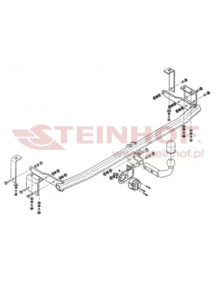 Hak holowniczy Steinhof M-103 do Mercedes-Benz Citan