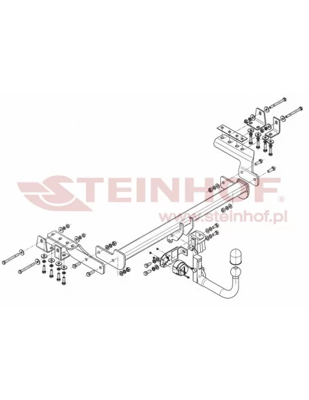 Hak holowniczy Steinhof M-343 do Mitsubishi Lancer