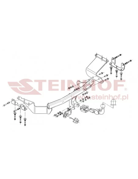 Hak holowniczy Steinhof M-355 do Mitsubishi Outlander