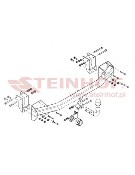 Hak holowniczy Steinhof M-356 do Mitsubishi Outlander