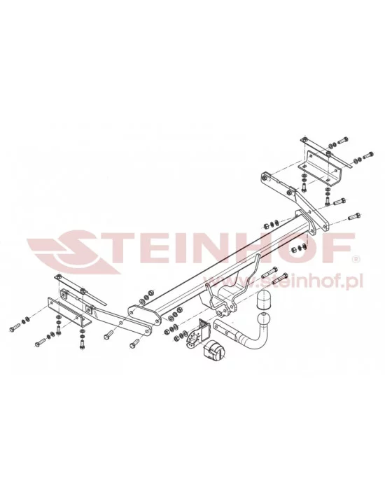 Hak holowniczy Steinhof N-020 do Nissan Juke