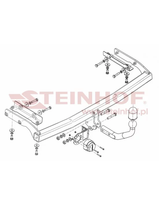 Hak holowniczy Steinhof N-065 do Nissan Note