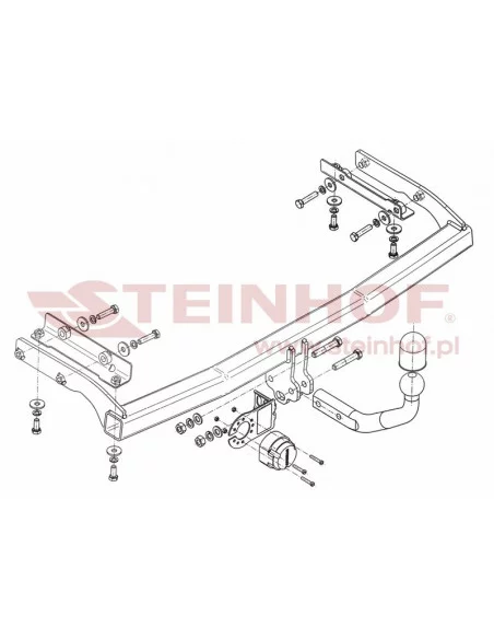 Hak holowniczy Steinhof N-065 do Nissan Note