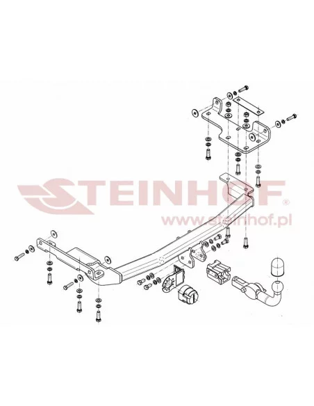 Hak holowniczy Steinhof N-066 do Nissan Note