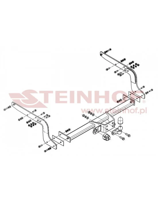 Hak holowniczy Steinhof N-086 do Nissan NP300